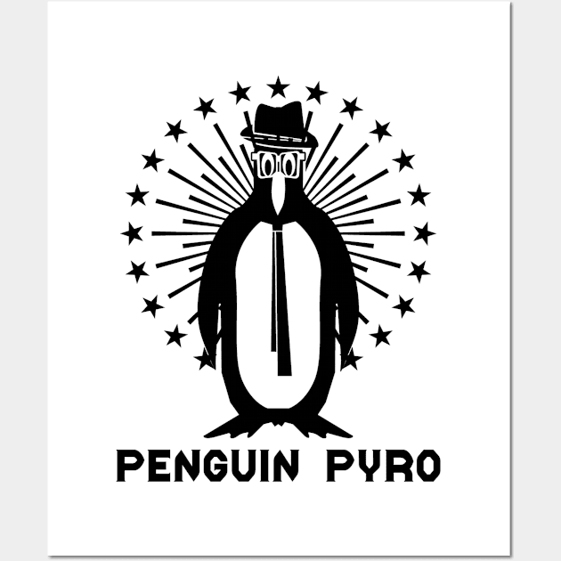 Penguin Pyro (classic) Wall Art by PenguinPyro